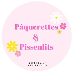 Paquerettes et pissenlits présentation artisan fleuriste